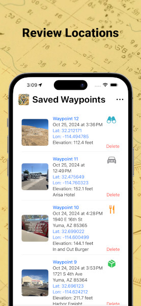 GPS Waypoint Screenshot 3